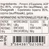La Purée de piment d'Espelette BIO