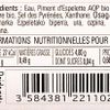 La Sauce au piment d'Espelette BIO