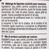 Le Mélange de légumes pour couscous