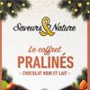 Le Coffret pralinés chocolat noir et lait BIO