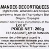 Les Amandes decortiquées BIO