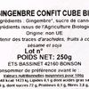 Le Gingembre confit BIO