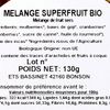 Le Mélange superfruit BIO