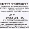 Les Noisettes décortiquées BIO