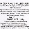 Les Noix de cajou grillées  salées BIO