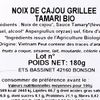 Les Noix de cajou grillées tamari BIO