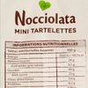 Les Mini-tartelettes pâte à tartiner Nocciolata BIO