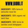 Les Sedanini de lentille corail BIO
