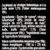 La Crème balsamique à la truffe noire 1.1%  BIO