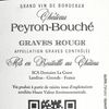 Le Vin rouge "Graves Château" Peyron-Bouché AOP et HVE