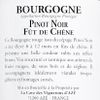 Le Vin rouge Bourgogne Pinot Noir AOC