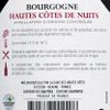 Le Vin rouge Bourgogne Hautes Côtes de nuits AOC