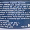 Les Rillettes de sardines au piments d'Espelette