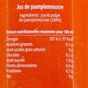 Le Jus de pamplemousse