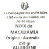La Noix de macadamia