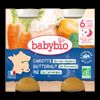 Carottes, butternut, riz de Camargue BIO - dès 6 mois