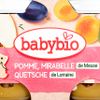 Pomme, Mirabelle & Quetsche BIO - dès 4 mois
