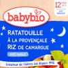 Bonne Nuit Ratatouille à la Provençale & Riz de Camargue au Basilic BIO