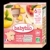 Compotes de pommes, poires, pêches BIO - dès 6 mois