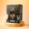 Le Coffret de bières et un verre
