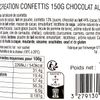 L'Oeuf au chocolat au lait et confetits