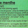 Les Bonbons à la menthe BIO