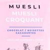 Le Muesli chocolat noisettes cacahuètes BIO