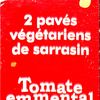 Les Pavés de sarrasin aux tomates et emmental BIO