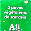 Les  Pavés de sarrasin à l'ail et basilic BIO