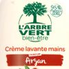 La Crème lavante mains argan  "Arbre vert"