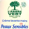 La Crème lavante mains peaux sensibles  "Arbre vert"