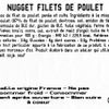Les Nuggets de poulet