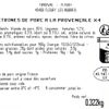 La Poitrine de porc tranchée à la provençale
