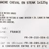 Le Hâché de cheval en steak