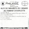 Le Rôti de canard au piment d'Espelette IGP