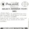 Le Magret de canard mariné aux figues et miel