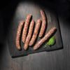 Les Saucisses aux olives et basilic