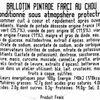 Le Ballotin de pintade farci au chou