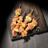 Les Brochettes de poulet thym citron