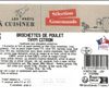 Les Brochettes de poulet thym citron
