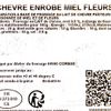 Le Chèvre enrobé de fleur au miel