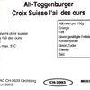 Le Croix Suisse à l'ail des ours