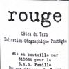 Le Vin rouge "Petit Coquin de Saurs" BIO
