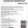La Viande des grisons