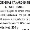 Le Foie gras de canard entier mi-cuit au Sauternes