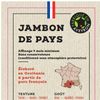 Le Jambon sec supérieur de pays