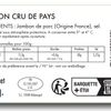 Le Jambon sec supérieur de pays
