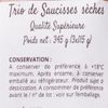 Le Trio de saucisses sèches superieur
