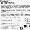 Le Saucisson cuit à l'ail tranché supérieur