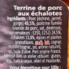 La Verrine lard, échalotes 200g